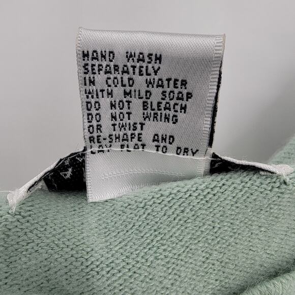 Alain Jerard Cardigan Womens Large Green Pearl Button Up Beaded Vintage - Picture 13 of 14